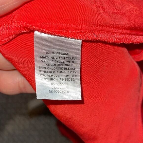 Something Navy Neon Coral Dress - Picture 9 of 16